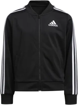 adidas Girls' Zip-up Tricot Track Jacket Warm-up Bomber