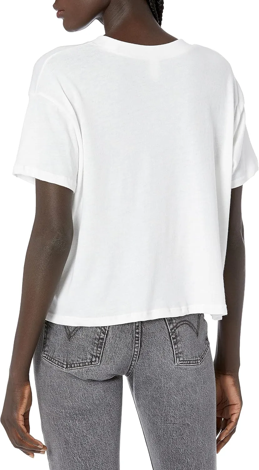 Alternative Women's Cropped T shirt, Headliner Vintage Cropped Tee