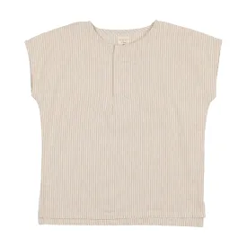 Analogie Snap Shirt - Oat Stripe