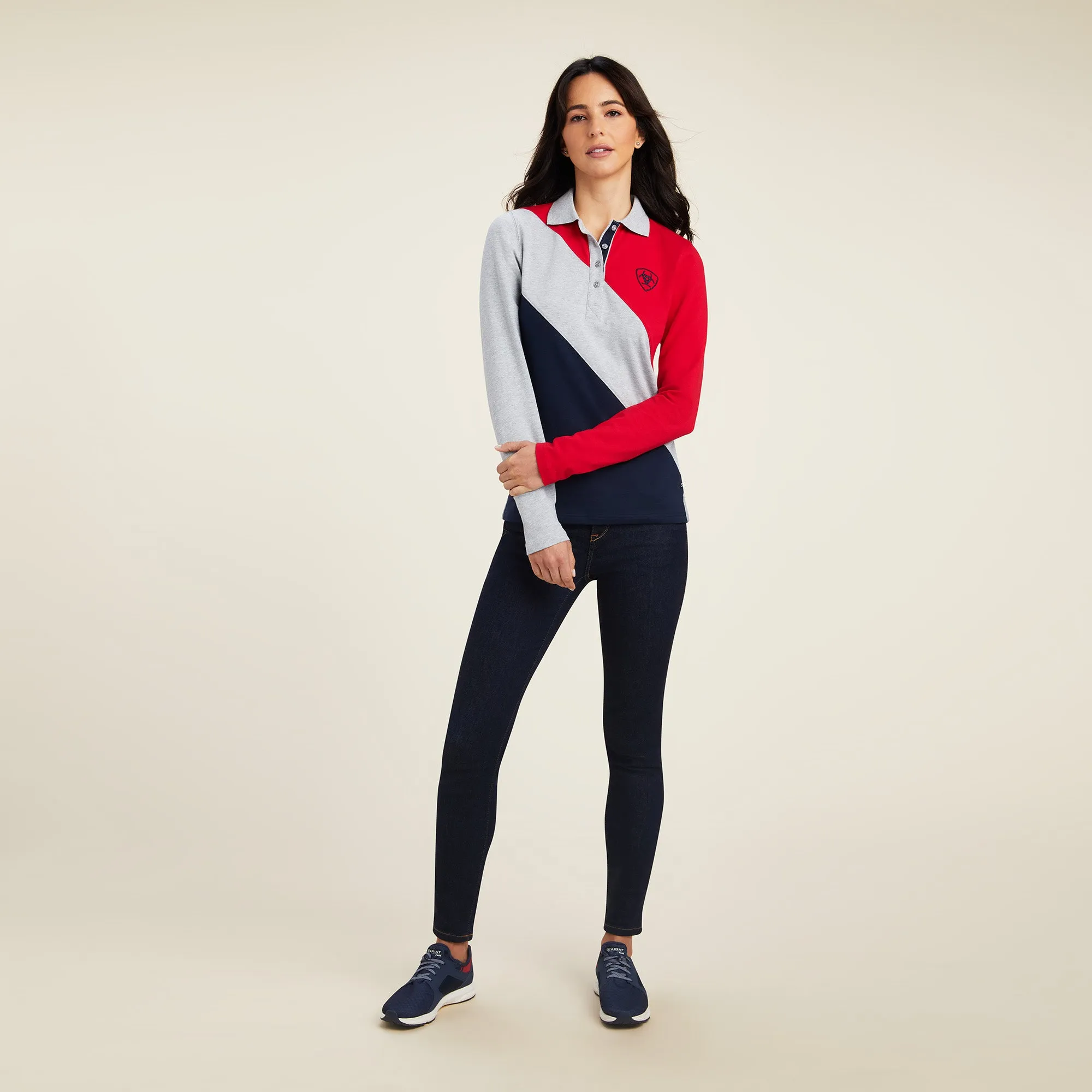 Ariat Women's Taryn Long Sleeve Polo Shirt