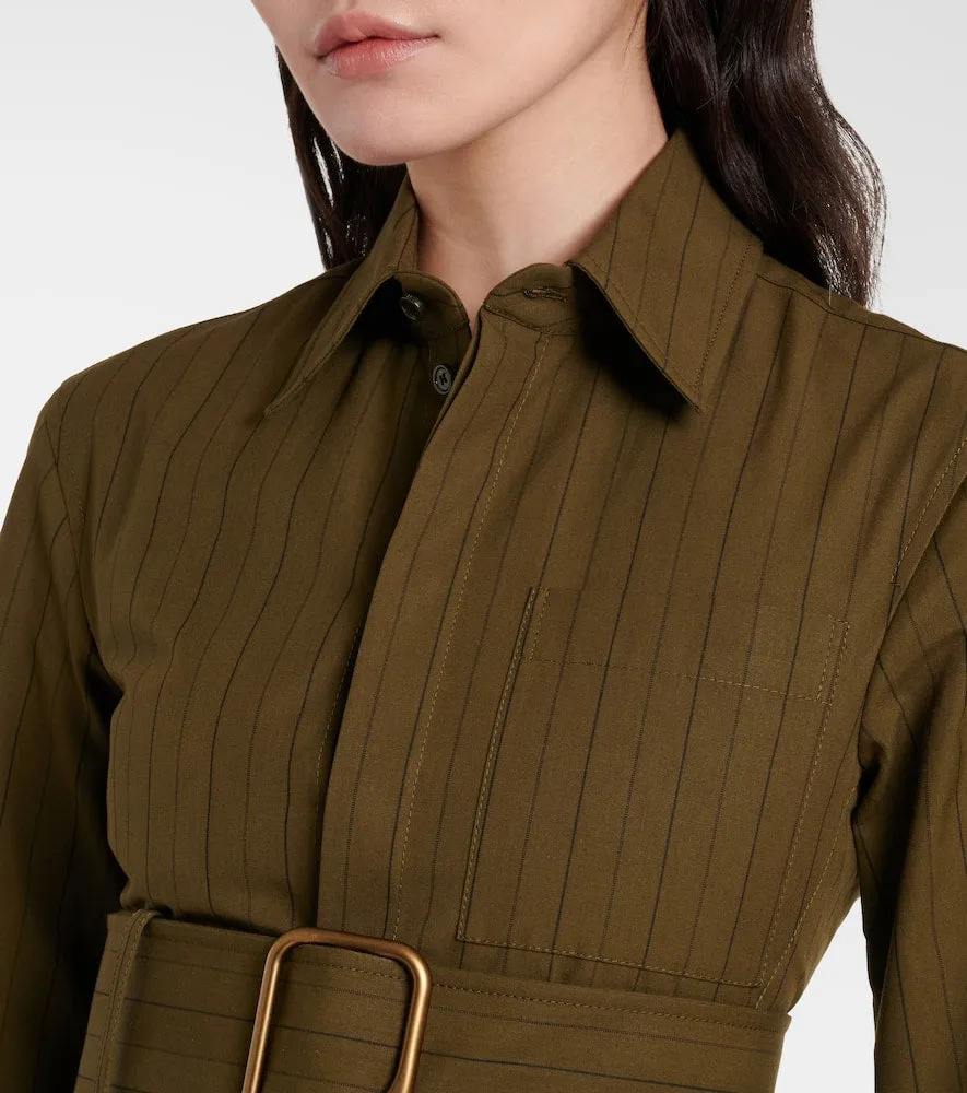 Burberry Belted cotton overshirt