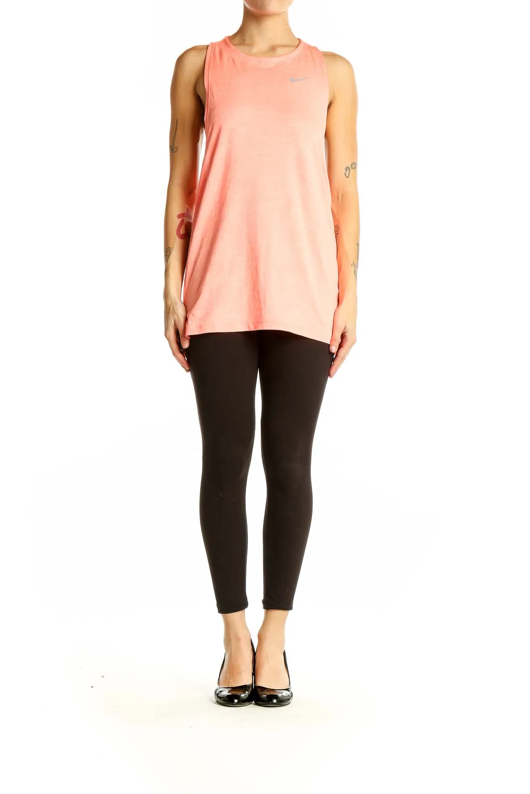 Coral Sleeveless Performance Tank Top