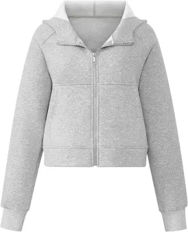 Cosy Pyro Womens Zip Up Hoodies Fleece Jackets Long Sleeve Sweatshirts Fall Fashion Outfits 2025