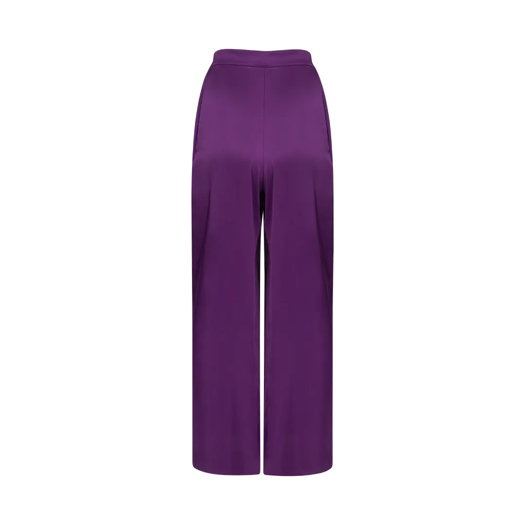 Drawstring Satin Pants