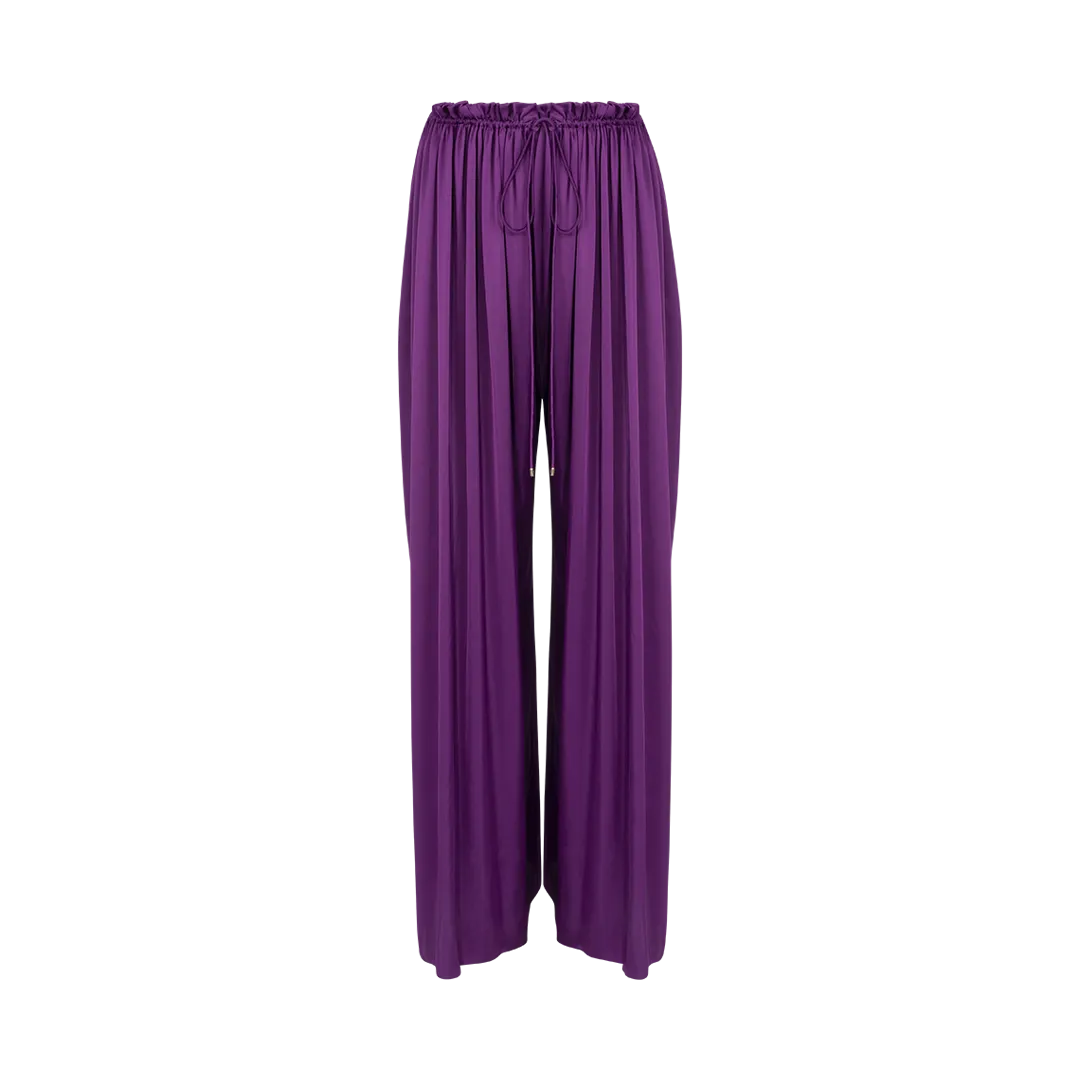 Drawstring Satin Pants