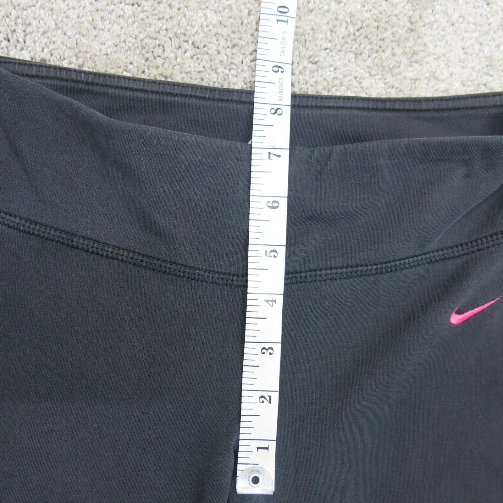Dri fit  Womens  Legging Pants Low Rise 7  Black Size XS