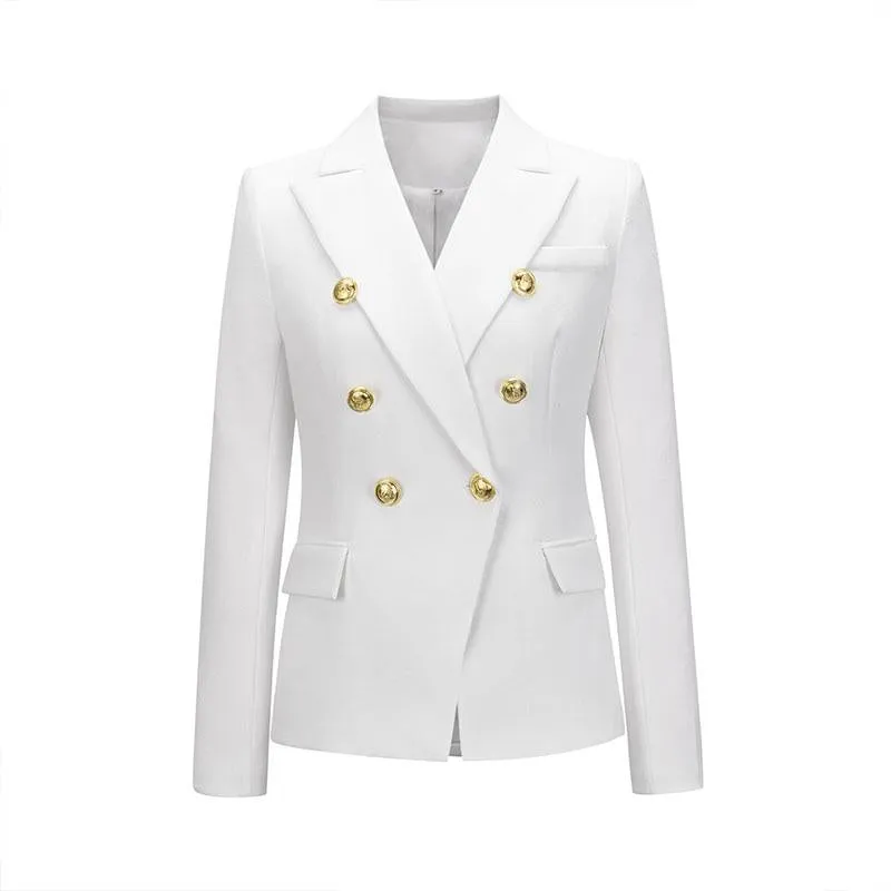 Fashion Petite Double Breasted Blazer