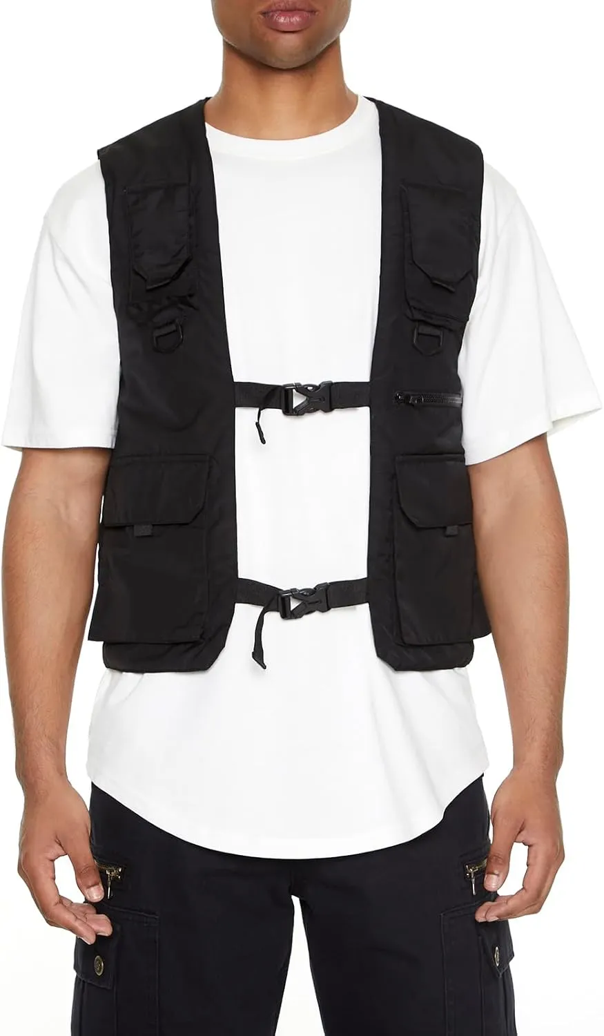 Forever 21 Men's Utility Cargo Vest