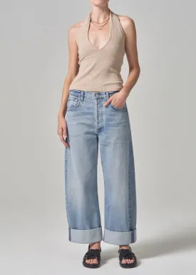 Gemini Indigo Buggy Cuffed Crop Ayla Jean