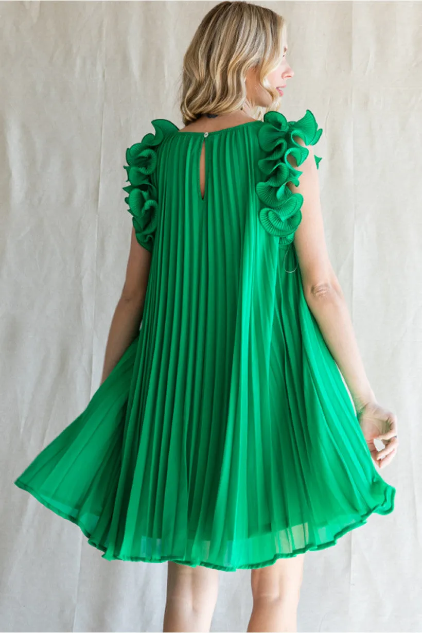 Harleigh Pleated Dress