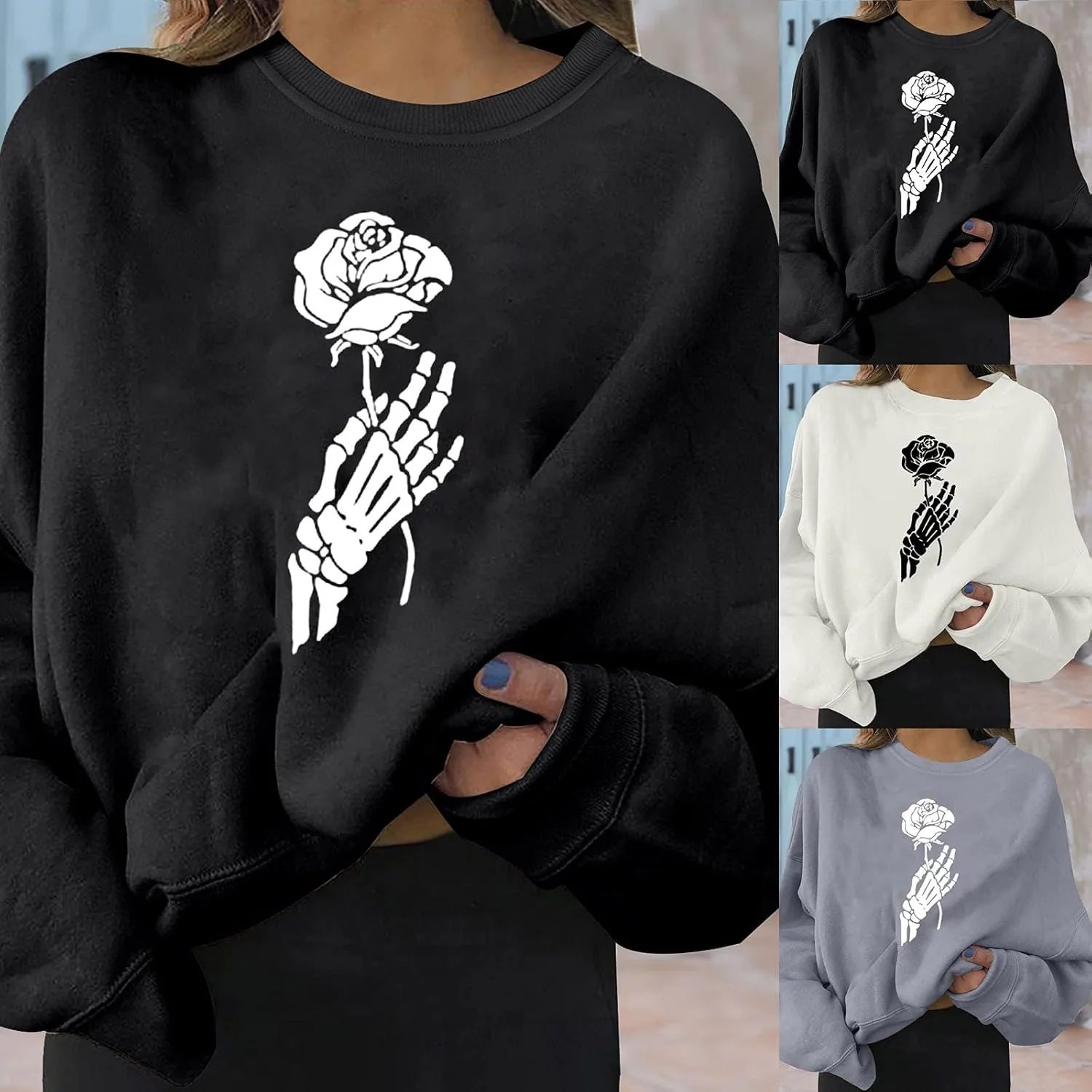 Hoodies for Teen Girls 14-16 Aesthetic Fashion Women's Warm Sweatshirt Casual Long Sleeve O Neck Soft Love