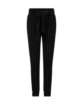Indian Blue Jeans Striped Paperbag Pants