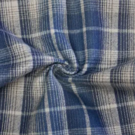 Lopez Blue PolyCotton Flannel