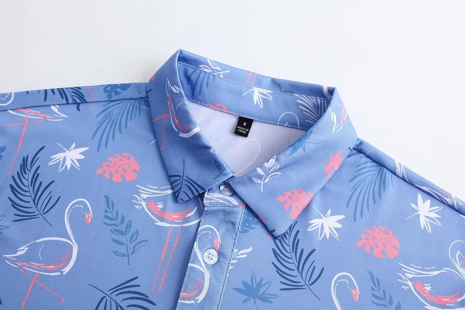Men's Golf Polo Shirts Short Sleeve Performance Moisture Wicking Quick Dry Golf Polo Shirts for Men