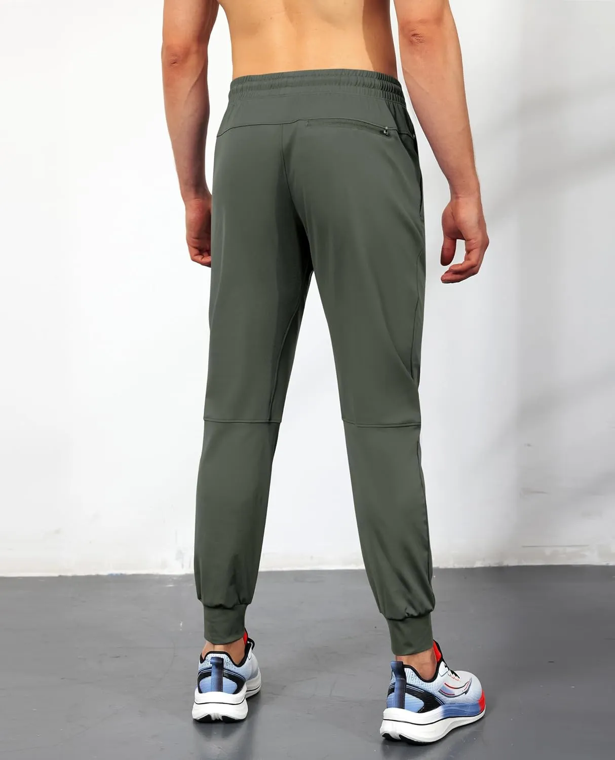 Mens Sweatpants Athletic Pants Workout Track Pants Traning Pants with Zipper Pockets Joggers for Men Gym, Running