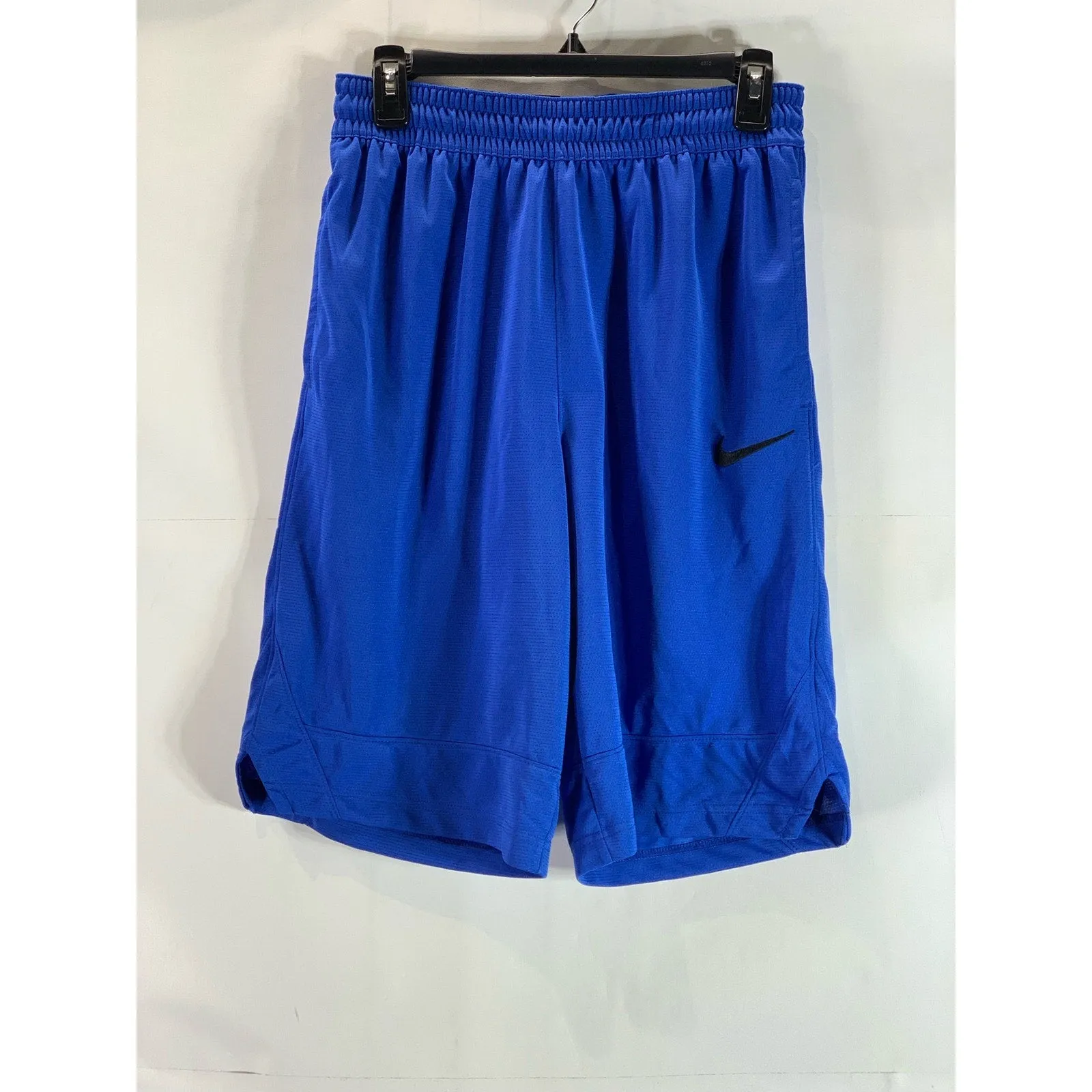 NIKE Men's Dark Blue Dri-Fit Icon Drawstring Pull-On Basketball Shorts SZ S