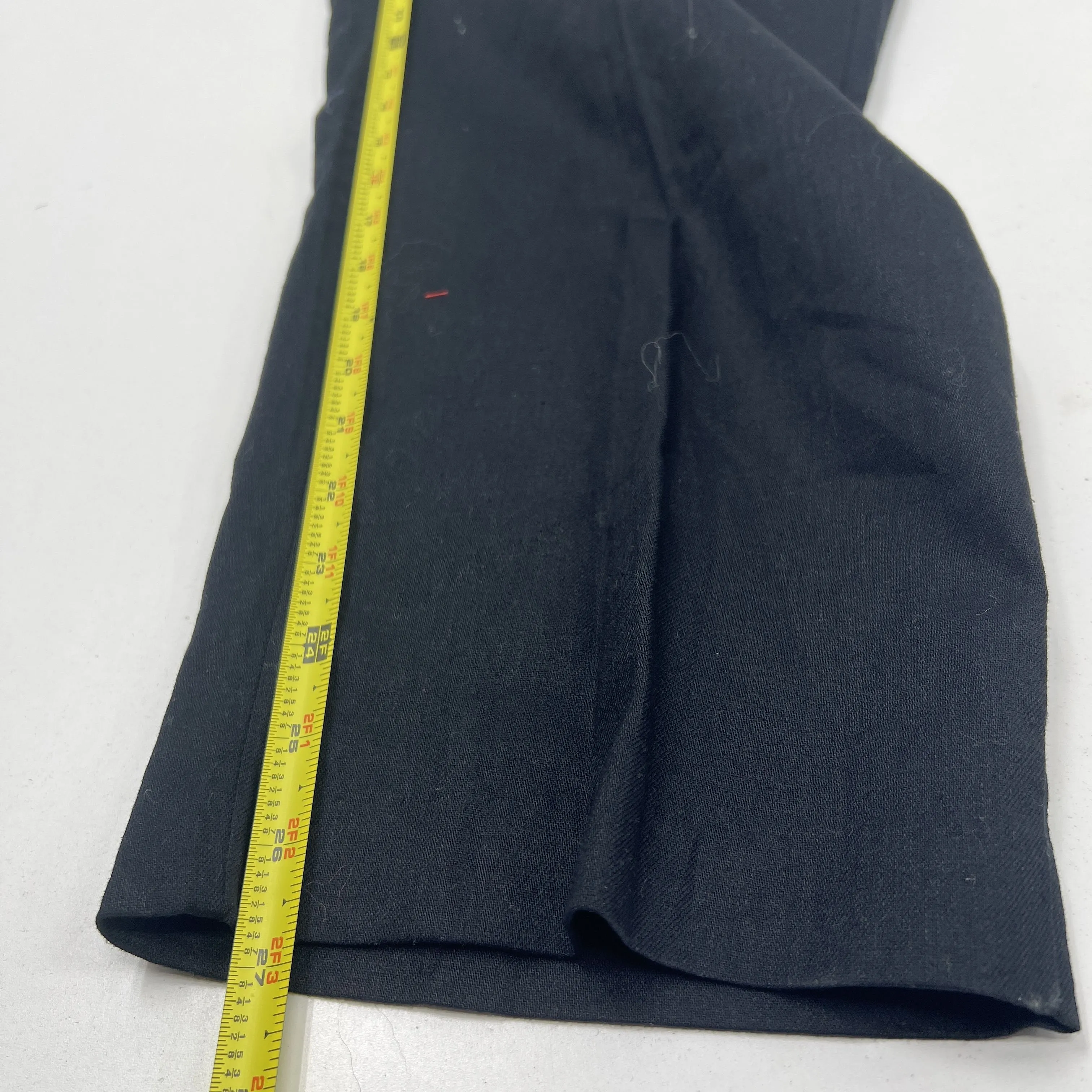 NWT Banana Republic Black Linen Blend Paperbag Pants Women's Size 18