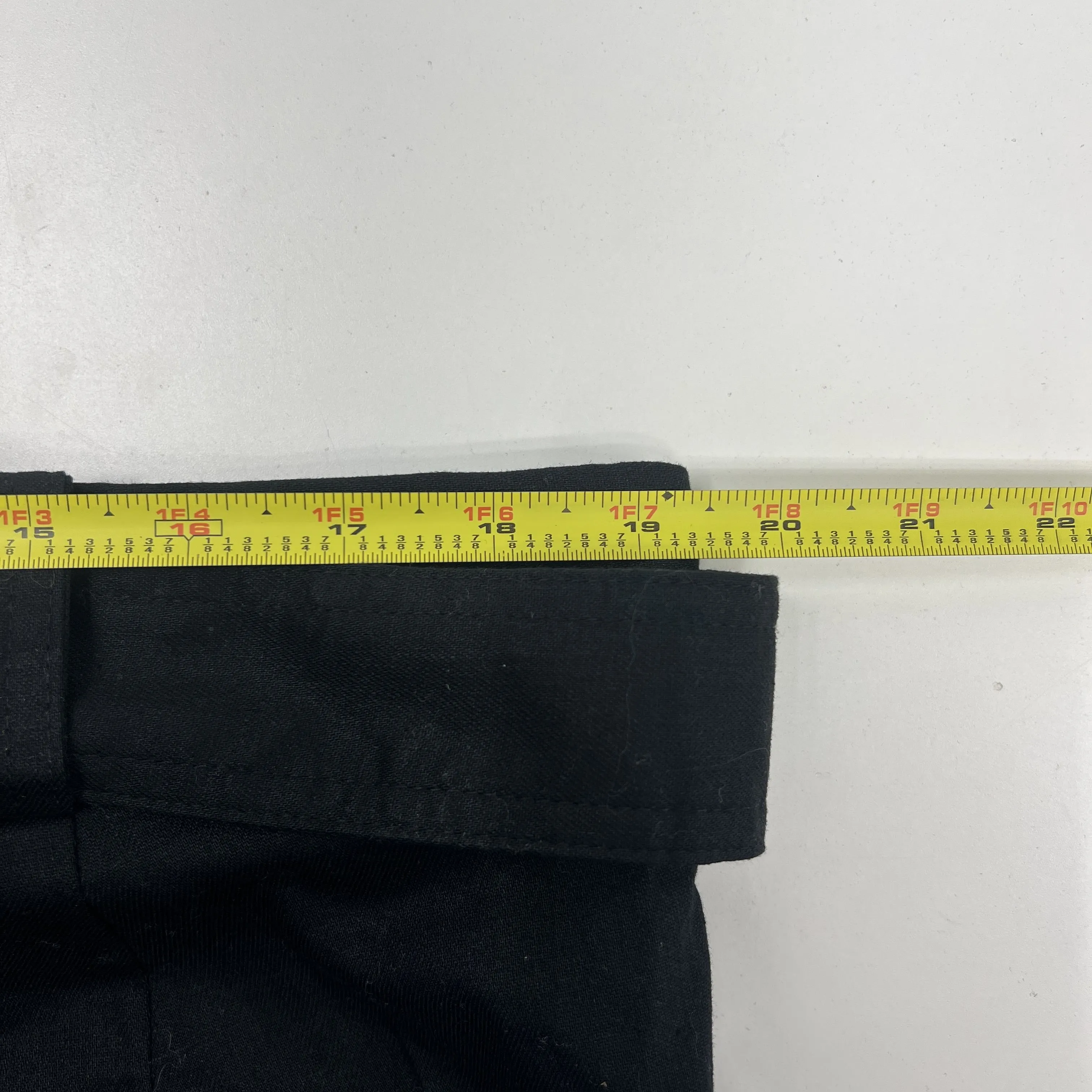 NWT Banana Republic Black Linen Blend Paperbag Pants Women's Size 18