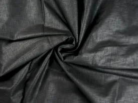 Precut of 1 Meter Black Premium Linen 60 Lea Fabric