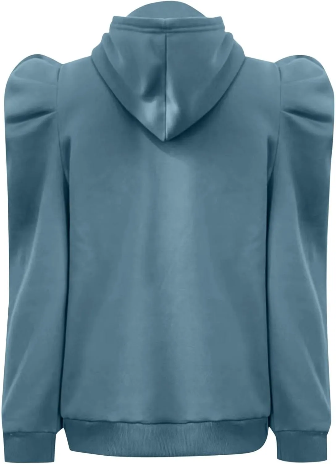 PTOLOCIF Hoodies for Women Fashion Tops Lightweight Drawstring Pullover Sweatshirts Long Sleeve Shirts Loose Fit Solid Blouse