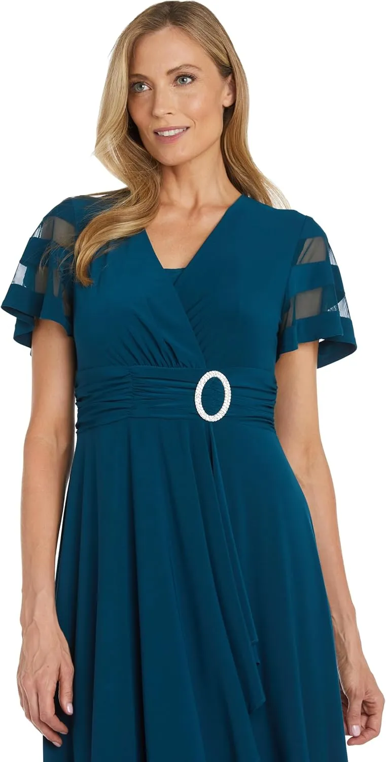 R&M Richards Women's Gleam Stripe Dress