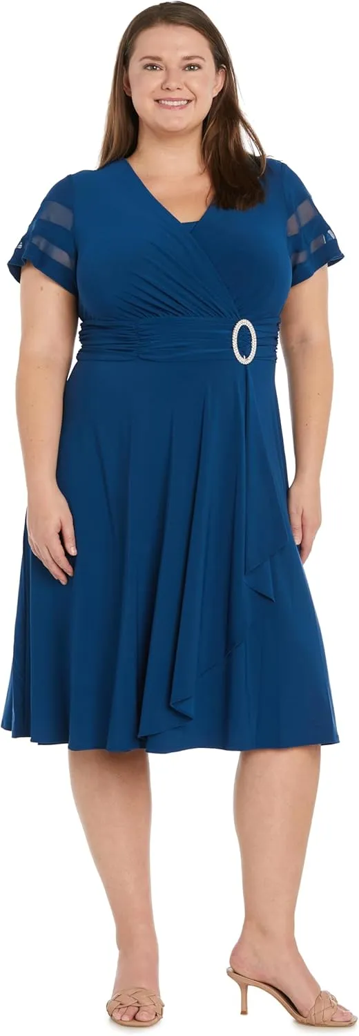 R&M Richards Women's Gleam Stripe Dress