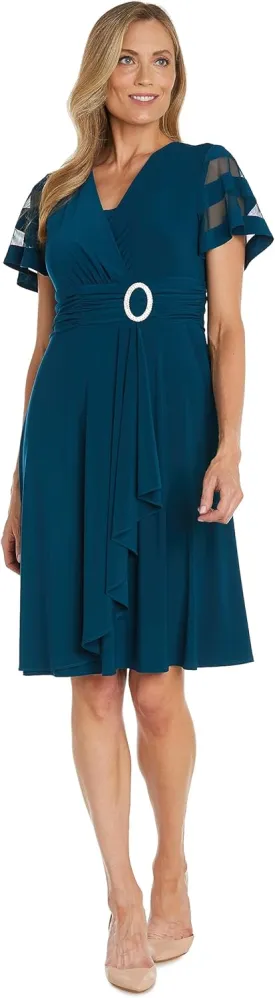 R&M Richards Women's Gleam Stripe Dress