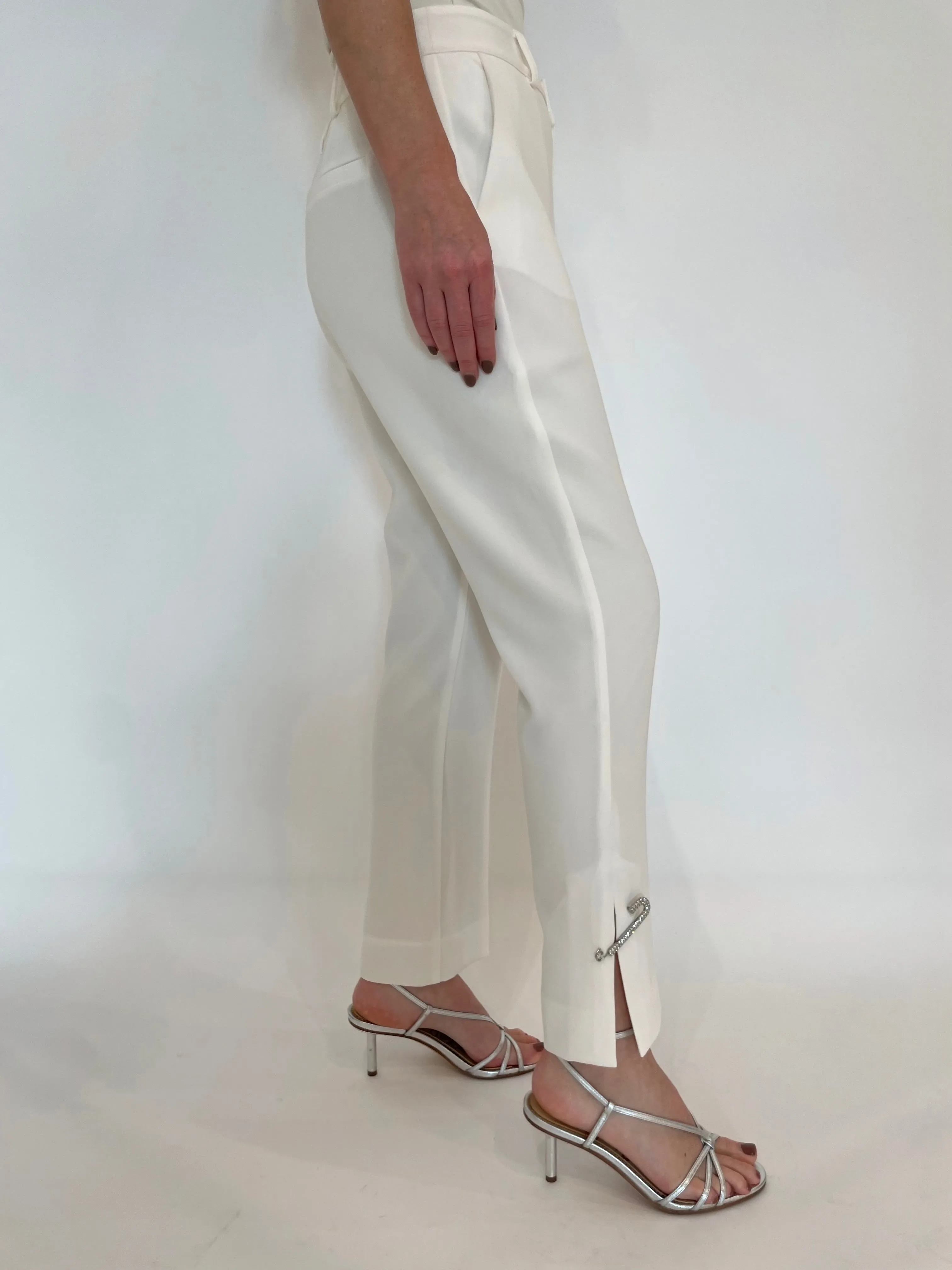 Rhinestone Pin Cropped Kerry Pants