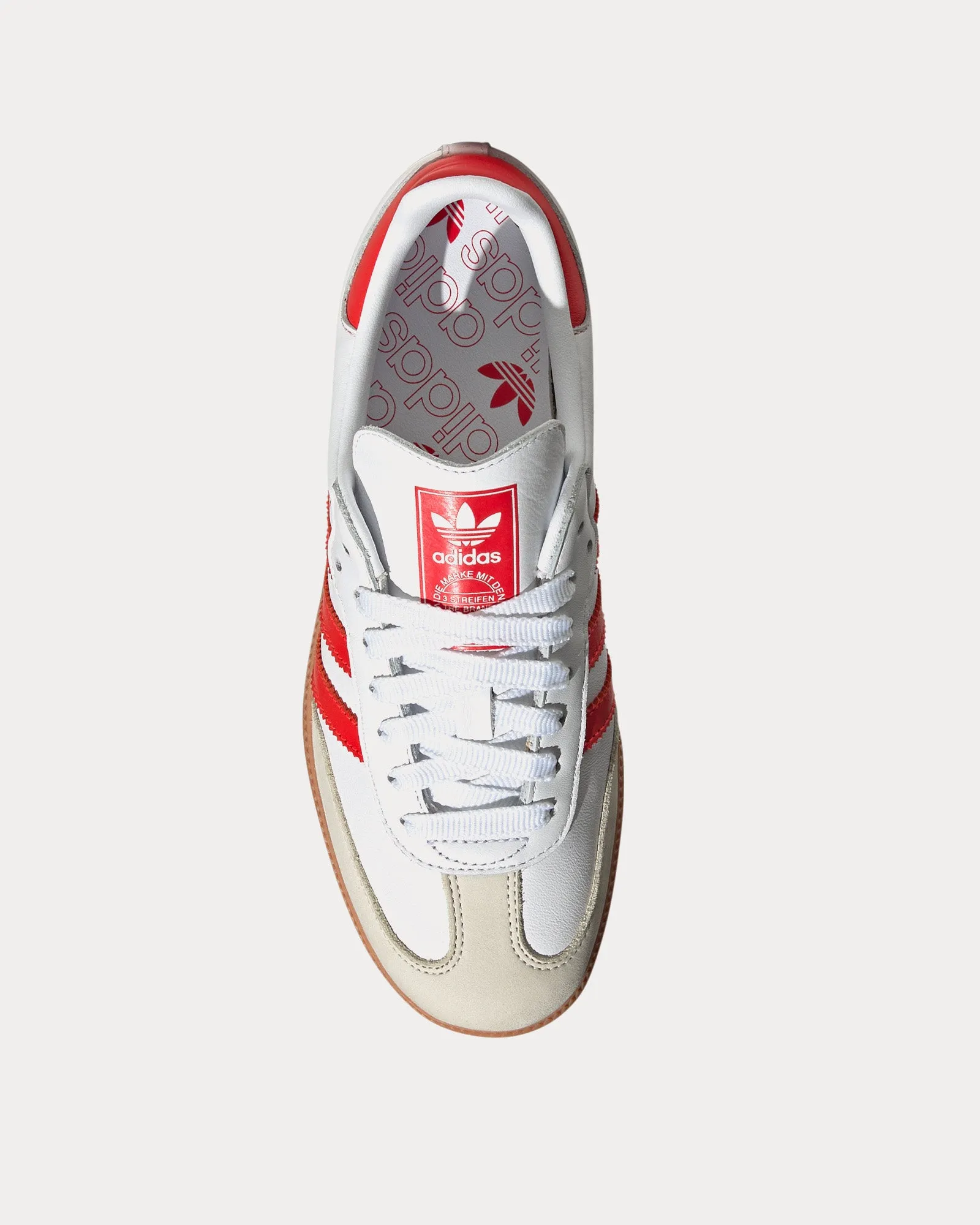 Samba Cloud White / Solar Red / Off White Low Top Sneakers