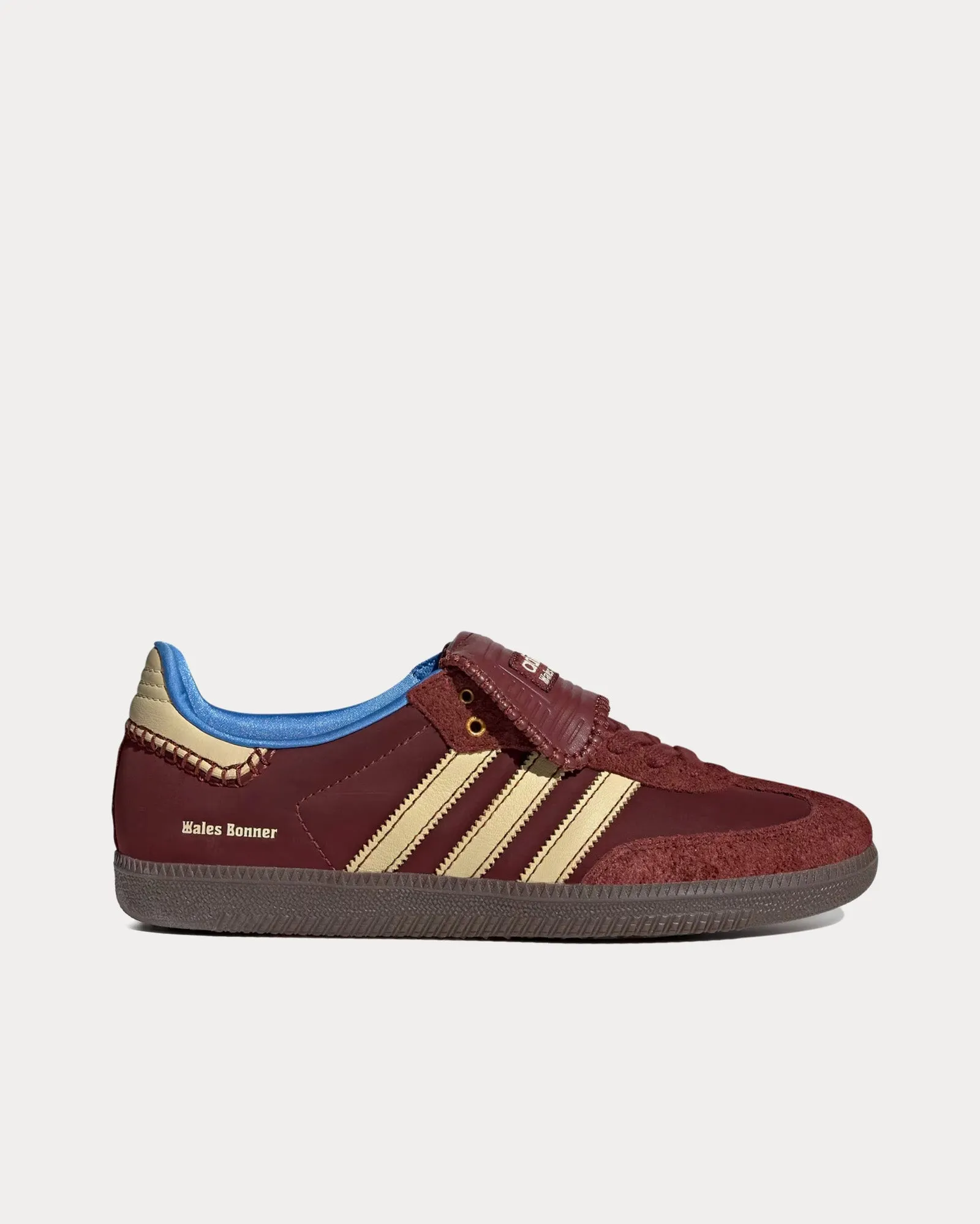 Samba Nylon Fox Brown / Sandy Beige / Lucky Blue Low Top Sneakers