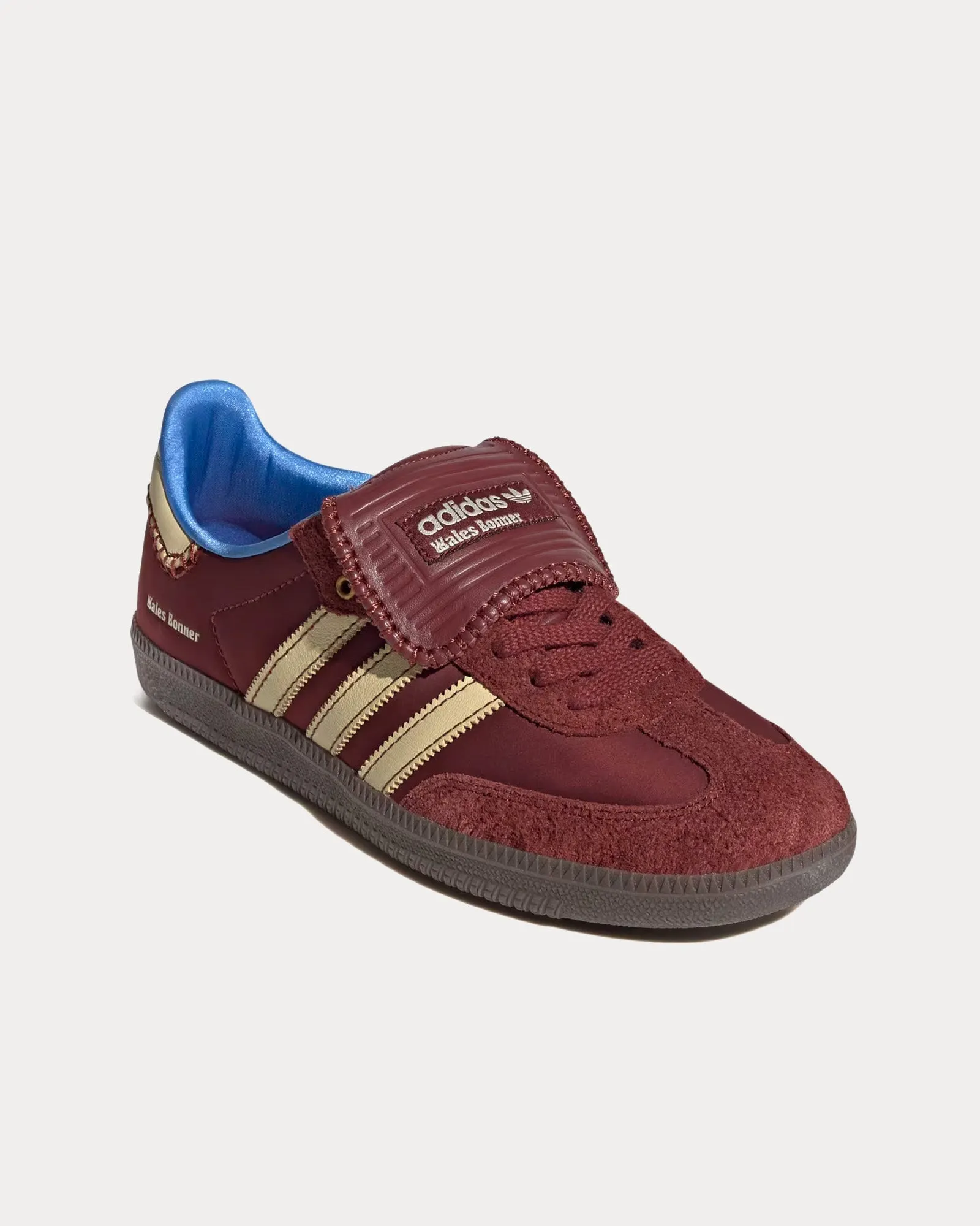 Samba Nylon Fox Brown / Sandy Beige / Lucky Blue Low Top Sneakers