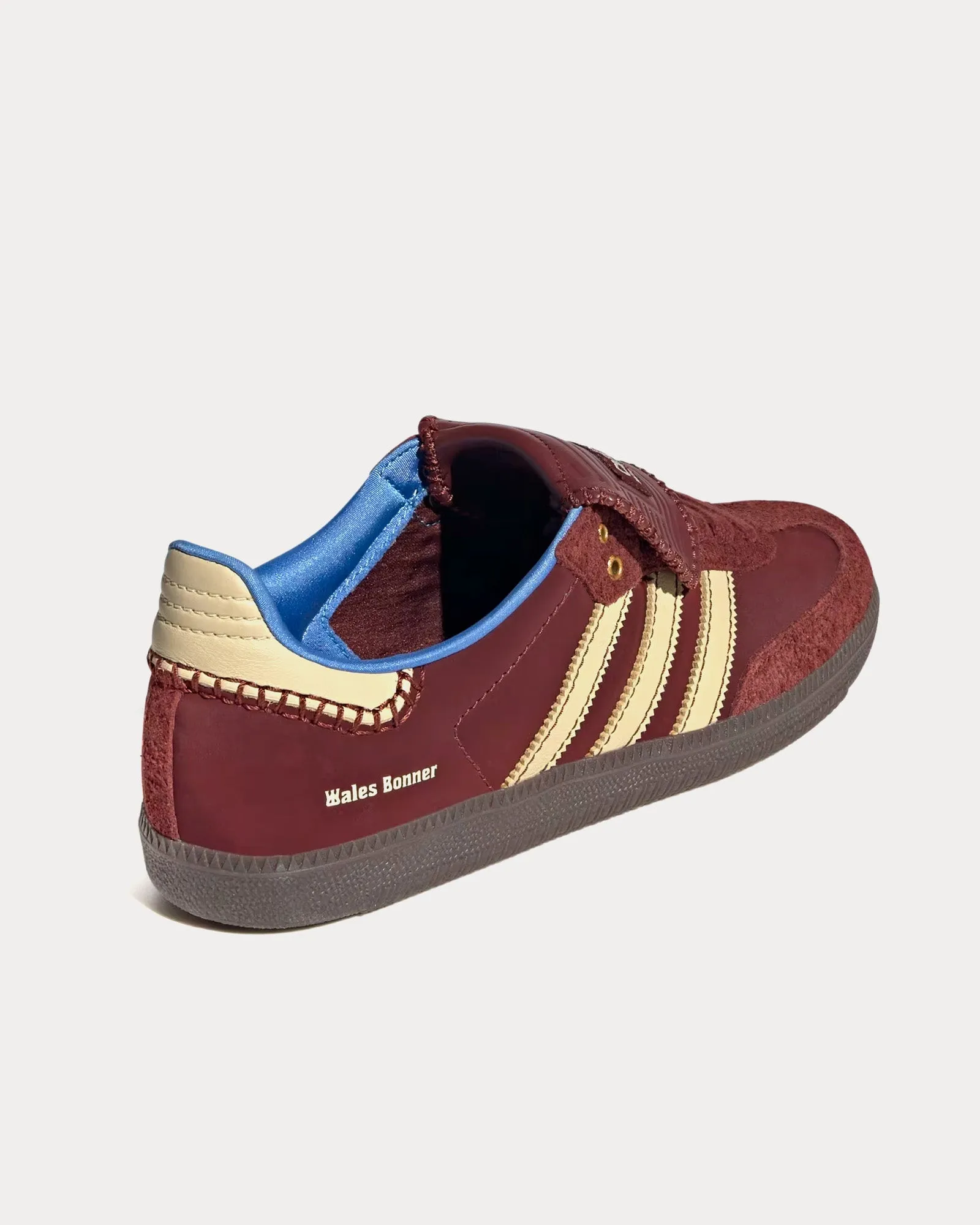 Samba Nylon Fox Brown / Sandy Beige / Lucky Blue Low Top Sneakers