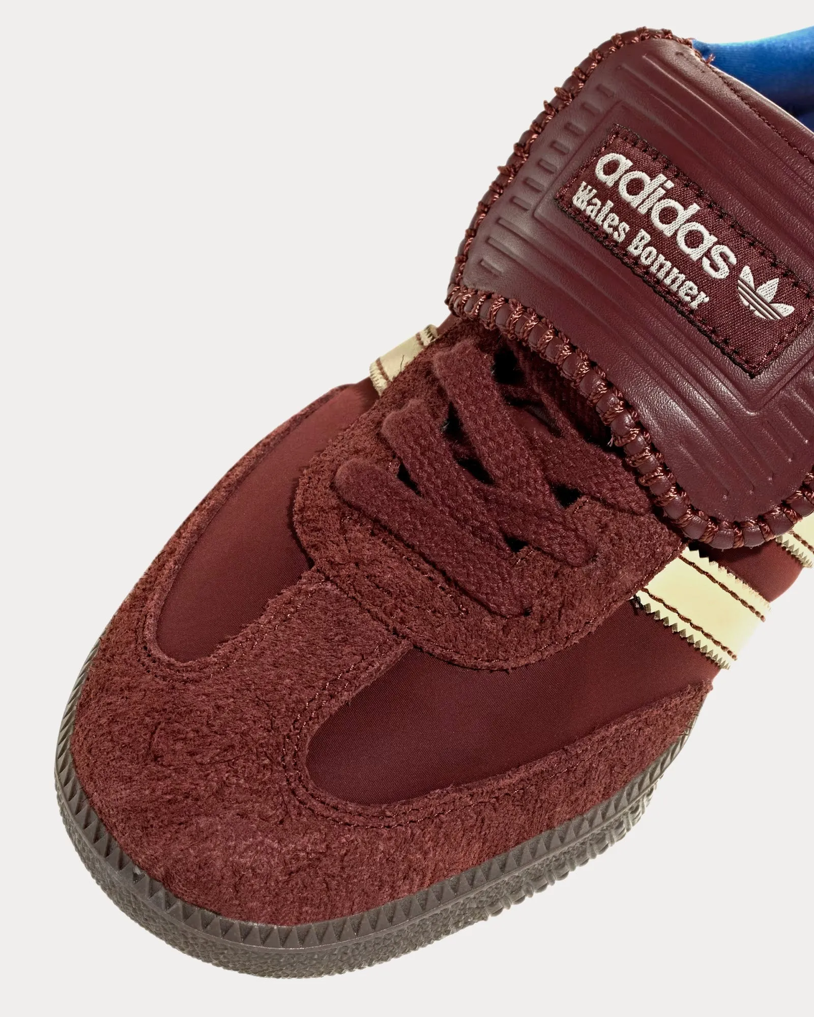 Samba Nylon Fox Brown / Sandy Beige / Lucky Blue Low Top Sneakers