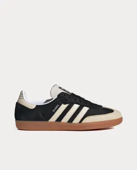 Samba OG Core Black / Wonder White / Silver Metallic Low Top Sneakers