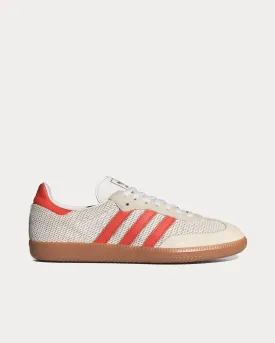 Samba OG Crystal White / Preloved Red / Gum Low Top Sneakers