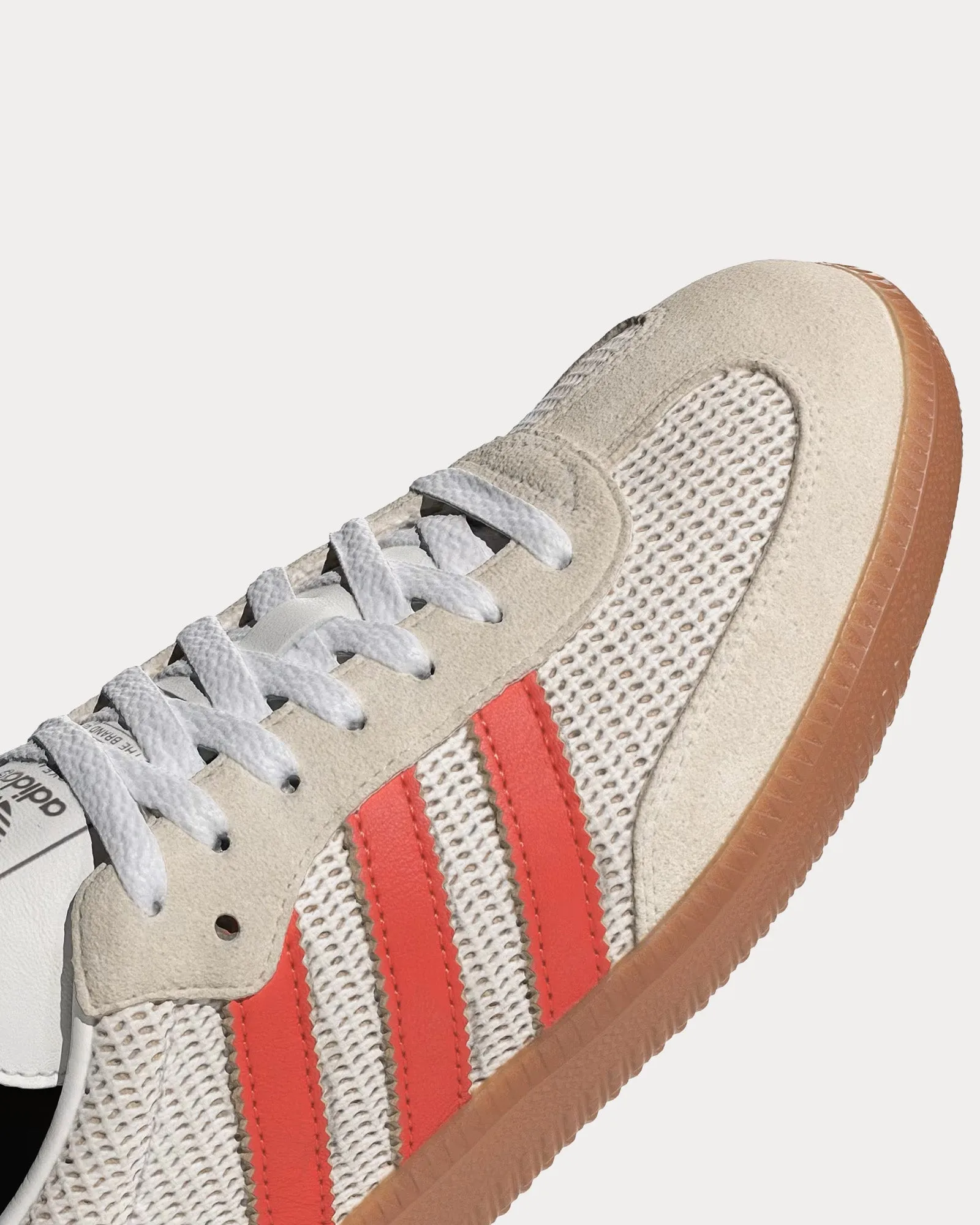 Samba OG Crystal White / Preloved Red / Gum Low Top Sneakers