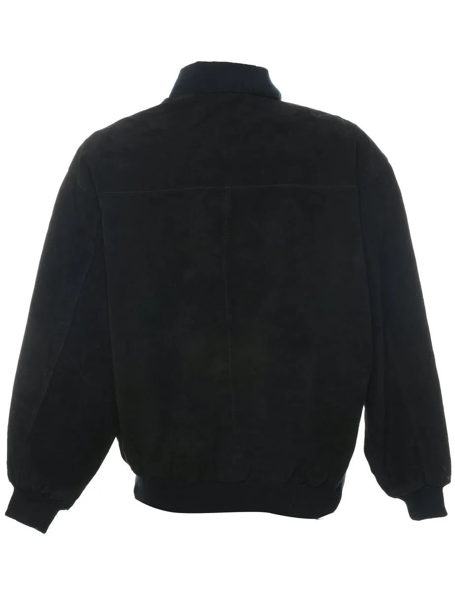 Suede Bomber Jacket - XL