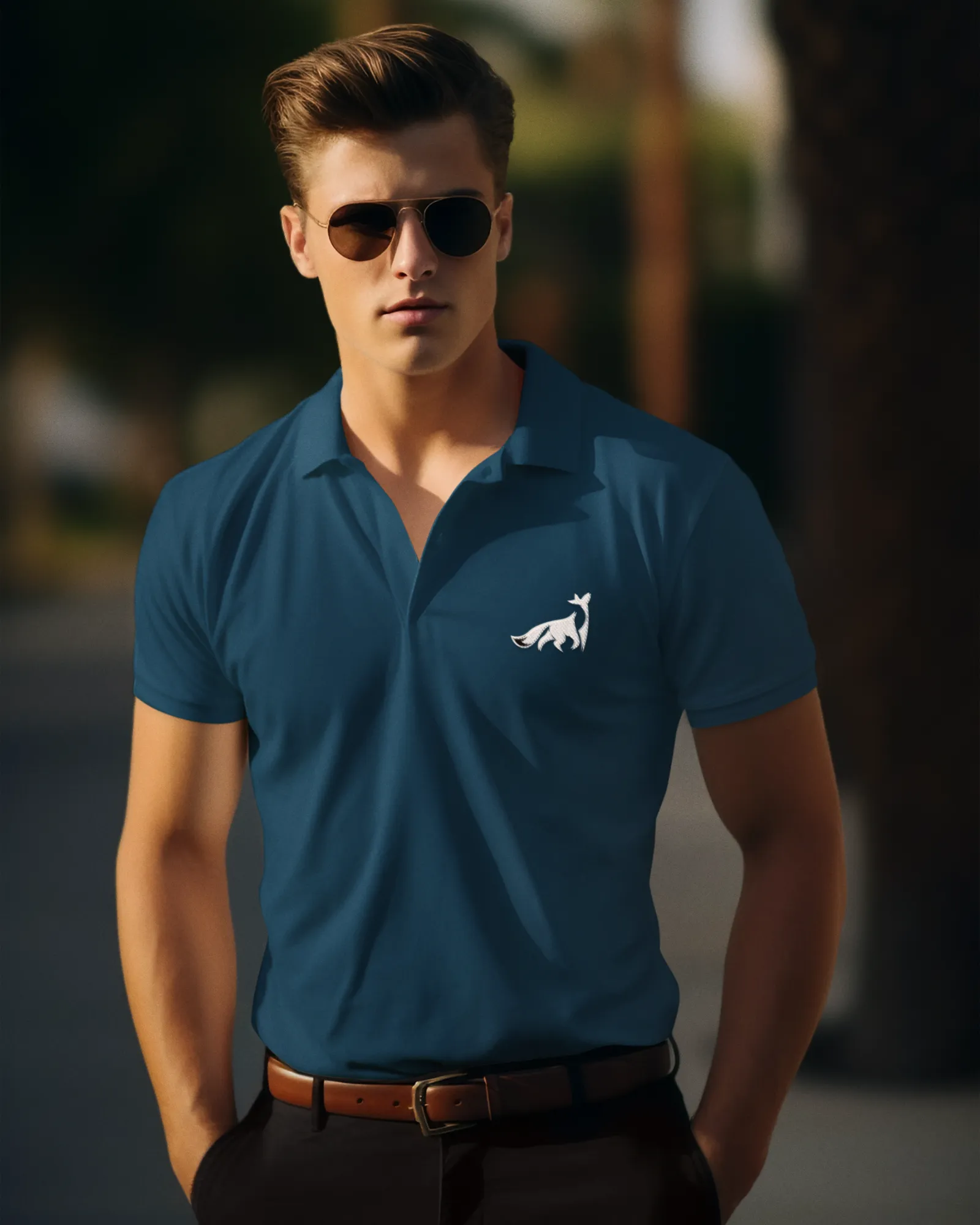 UFO v2 Dark - Men's Polo T-Shirts