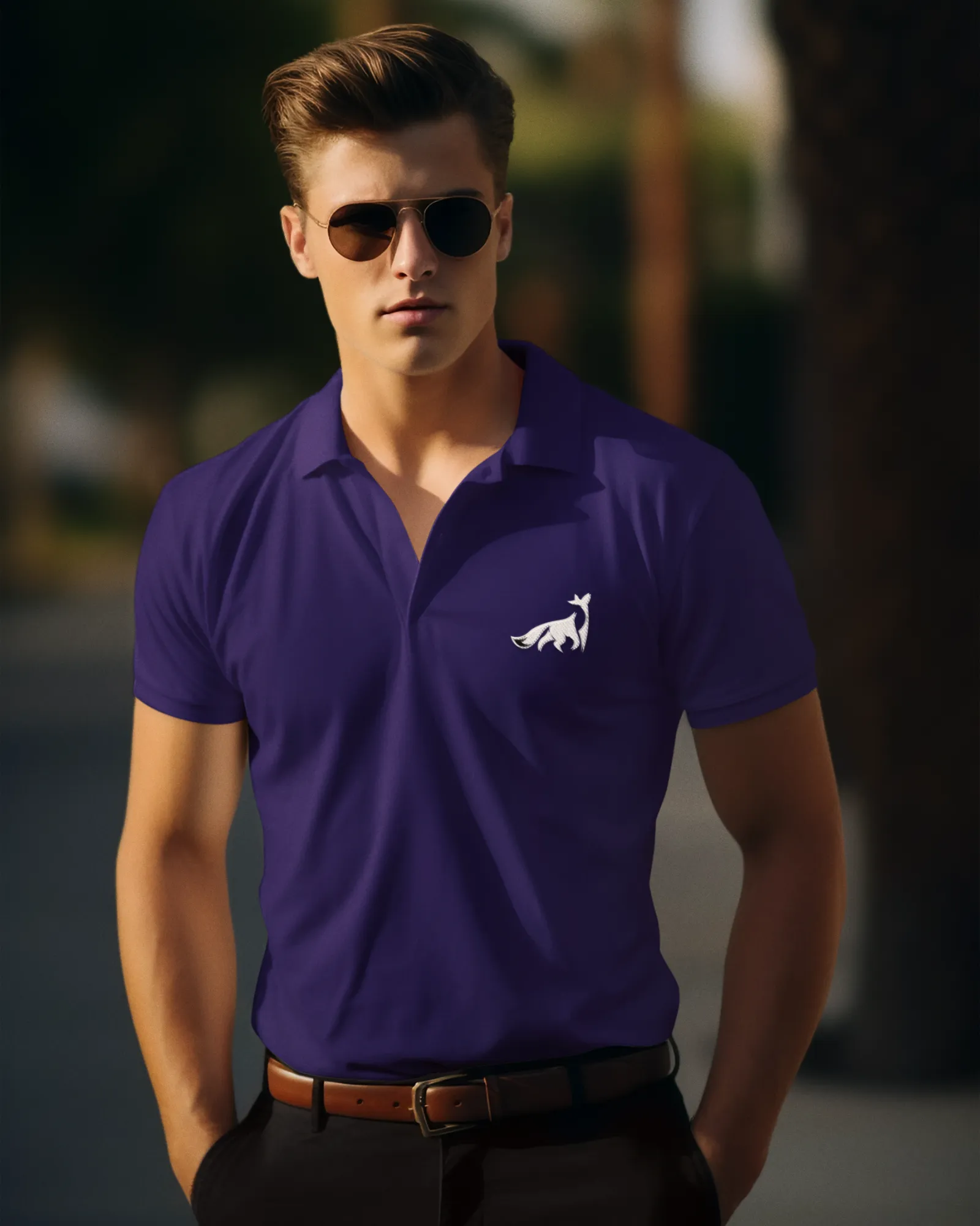 UFO v2 Dark - Men's Polo T-Shirts