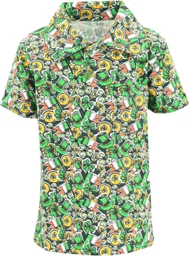 Unique Baby Moisture Wicking Kids Polo Shirts for Toddler Boys Polo Shirt