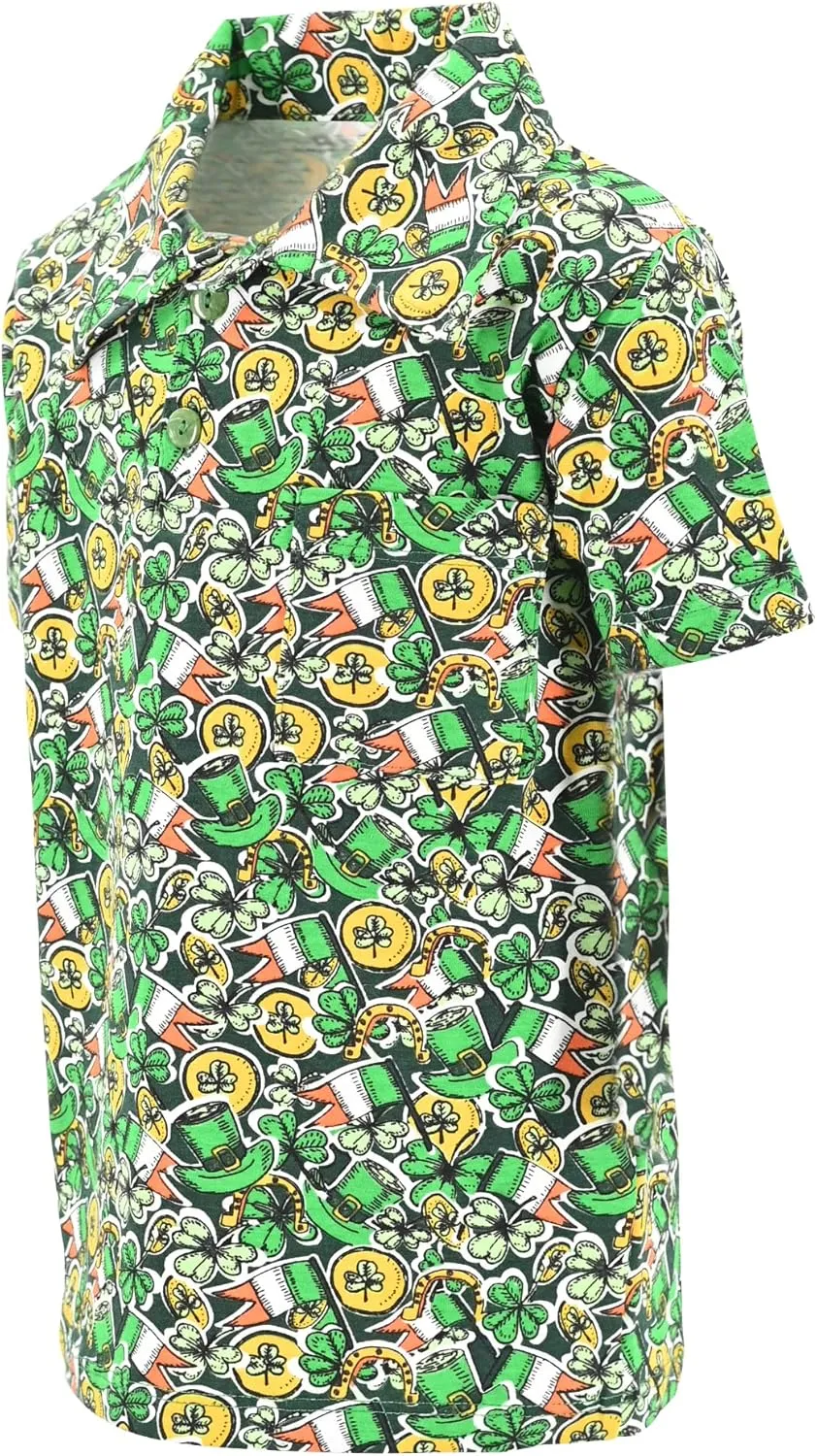 Unique Baby Moisture Wicking Kids Polo Shirts for Toddler Boys Polo Shirt