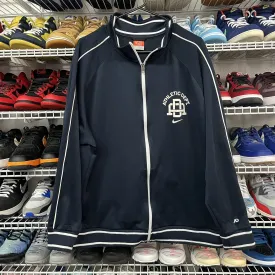 Vtg 2000s Y2K Nike Men Athletic Full Zip Jacket Size 2XL Navy White