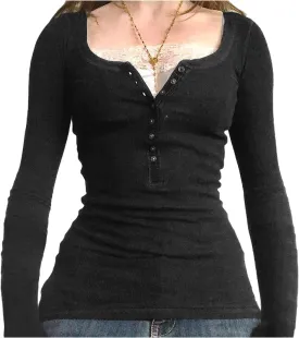 Women Fairy Grunge Crop Top Vintage Lace Short Sleeve Shirt Aesthetic Patchwork Square Neck T-Shirt 90s Harajuku Shirt