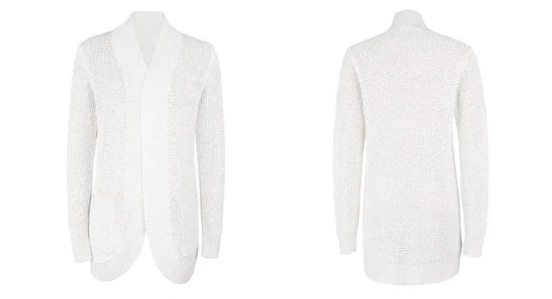 Women's Long Cardigan  Loose Coat Knitted  Sweater