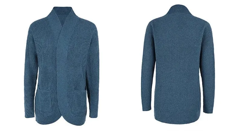 Women's Long Cardigan  Loose Coat Knitted  Sweater