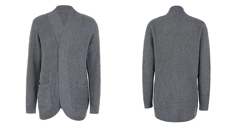 Women's Long Cardigan  Loose Coat Knitted  Sweater