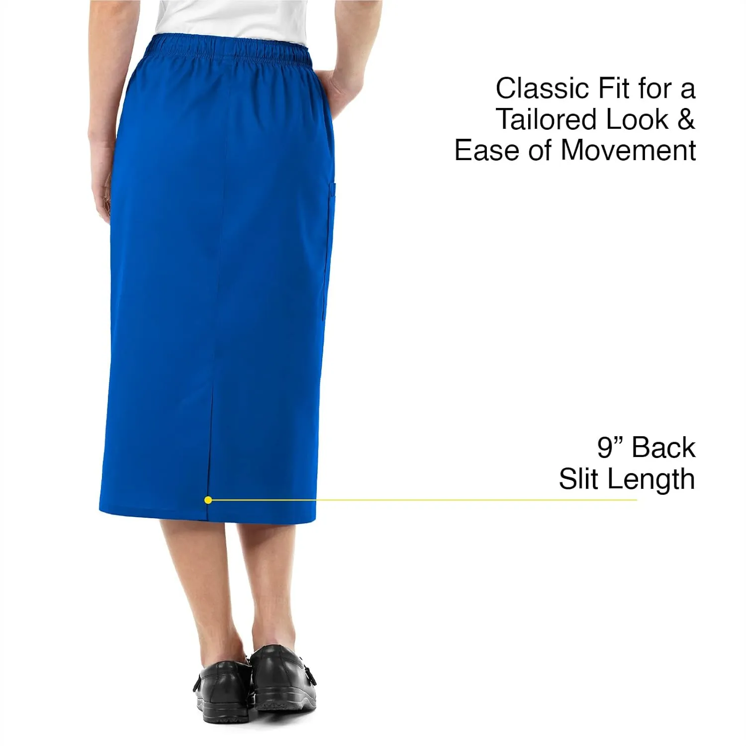WonderWink Women's Wonderwork Pull-on Cargo Scrub Skirt